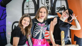 babylon Animátoři na halloweenském programu v Centru Babylon foto DanceMission.cz